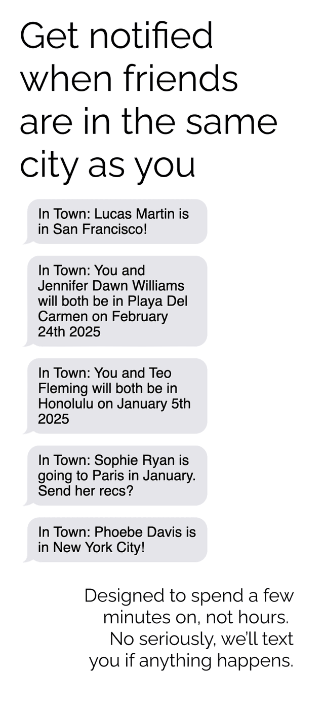 In Town feature preview 2